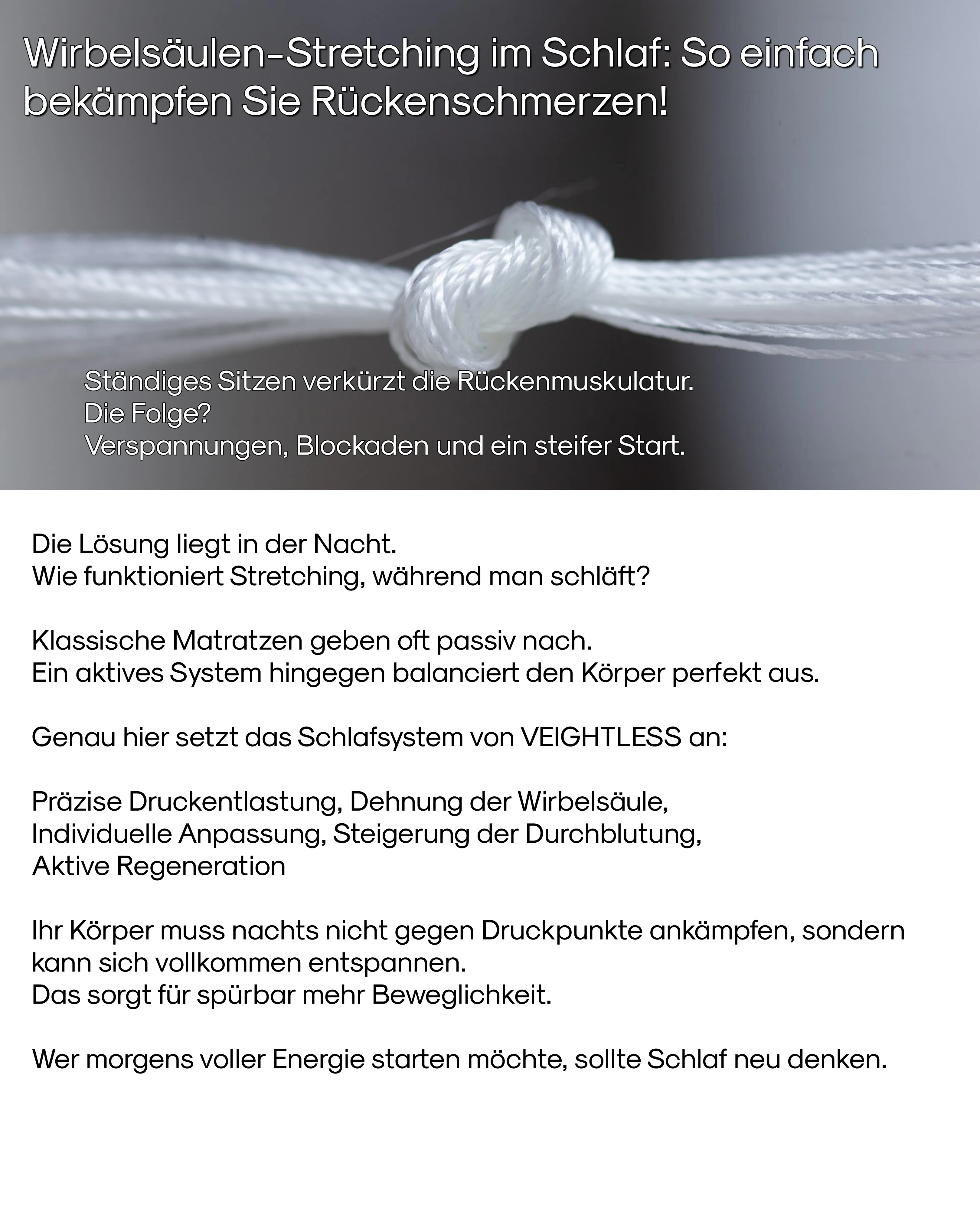 Wirbelsäulen-Stretching im Schlaf: So einfach bekämpfen Sie Rückenschmerzen!