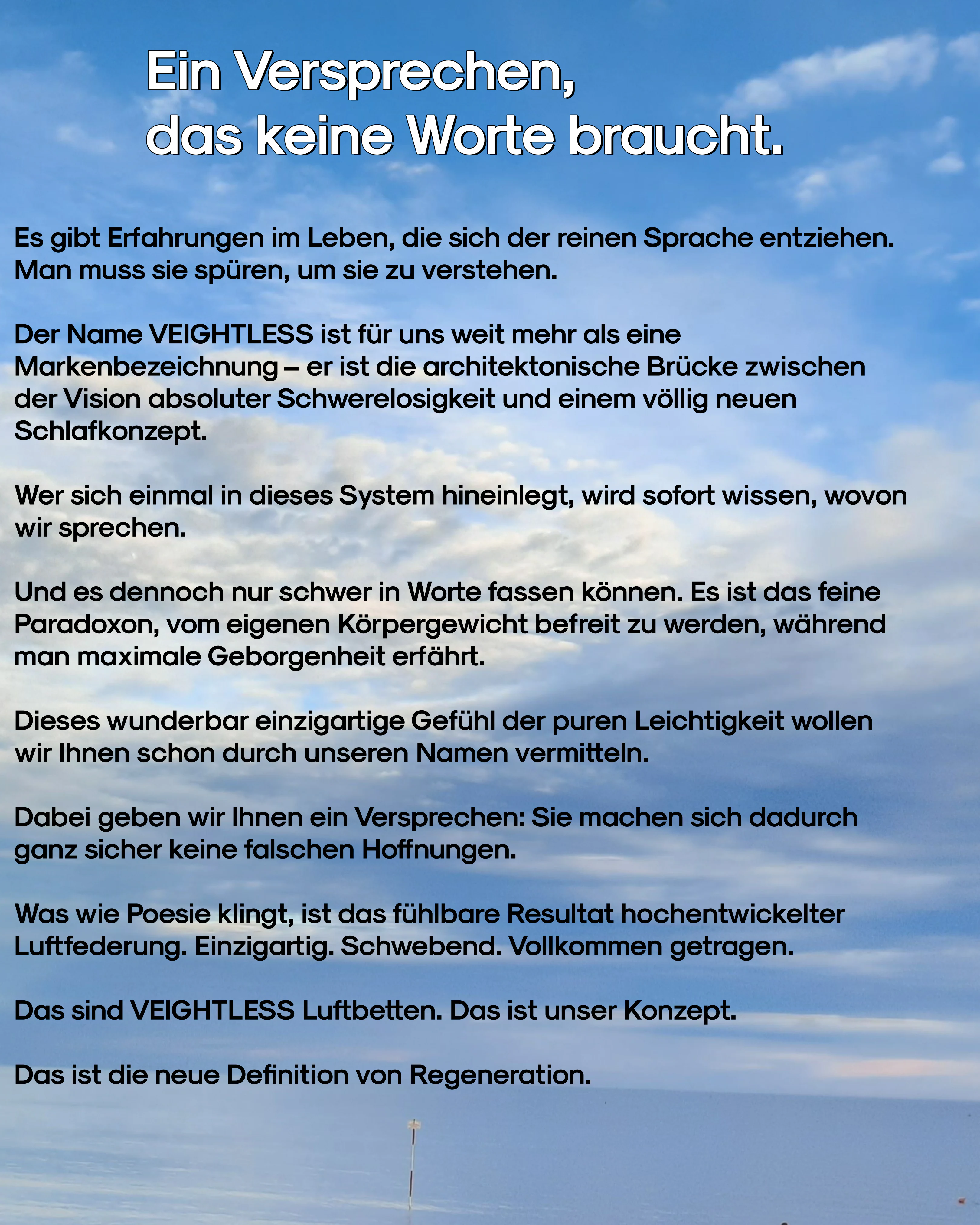 Ein Versprechen,
das keine Worte braucht.